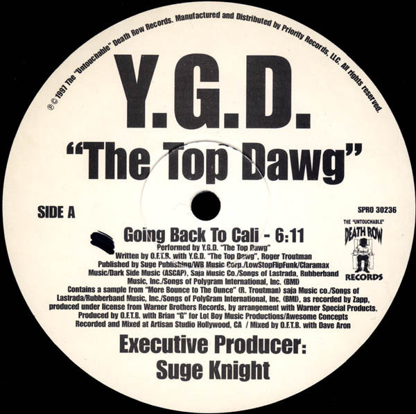 Top Dogg - Going Back To Cali
