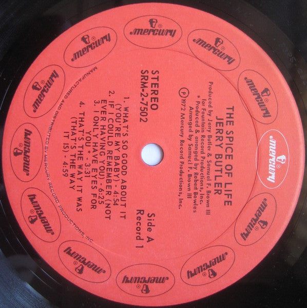 Jerry Butler - The Spice Of Life