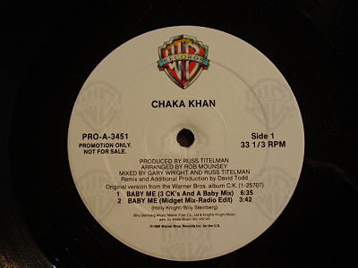 Chaka Khan - Baby Me