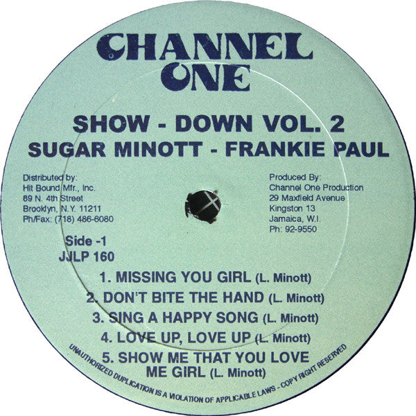 Sugar Minott - Show-Down Vol. 2