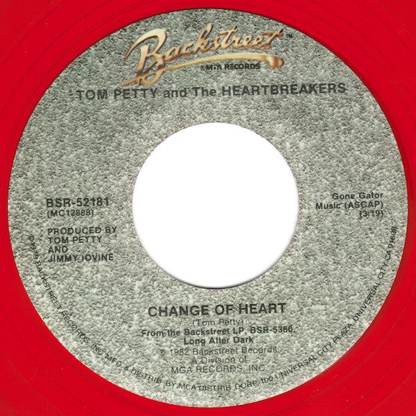 Tom Petty And The Heartbreakers - Change Of Heart (RED VINYL 45)
