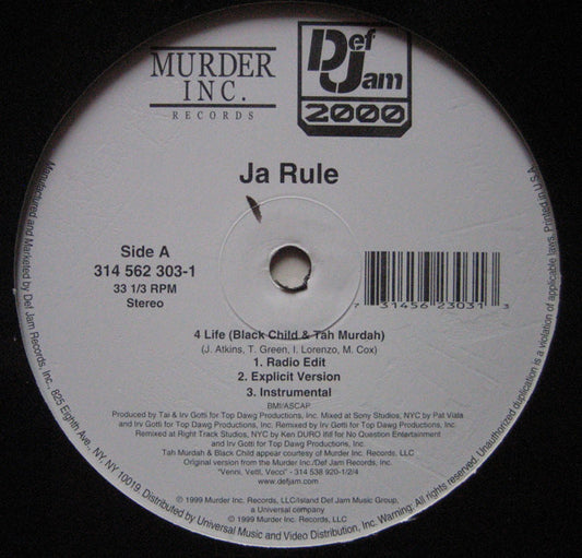 Ja Rule - Holla Holla (Remix) / 4 Life