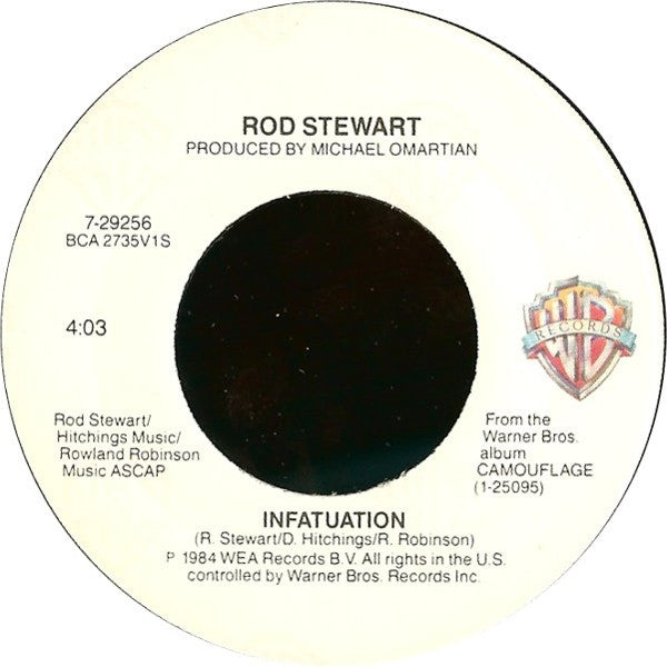 Rod Stewart - Infatuation / She Won't Dance With Me