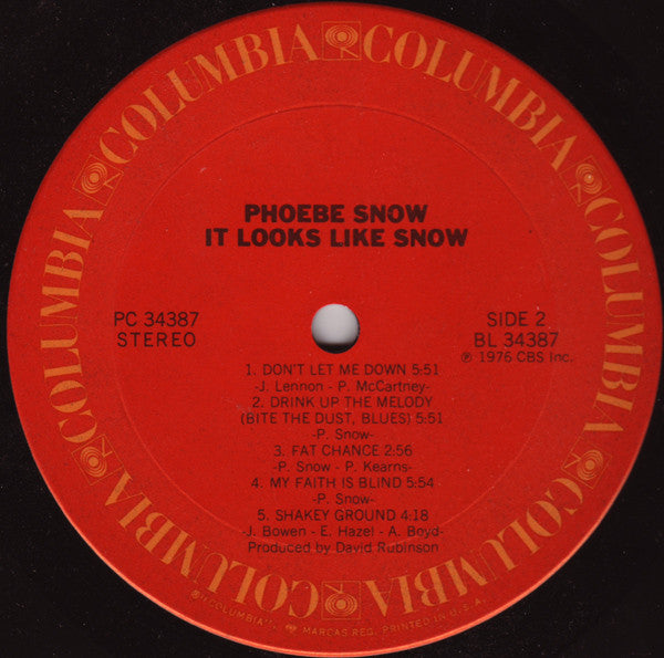 Phoebe Snow - It Looks Like Snow