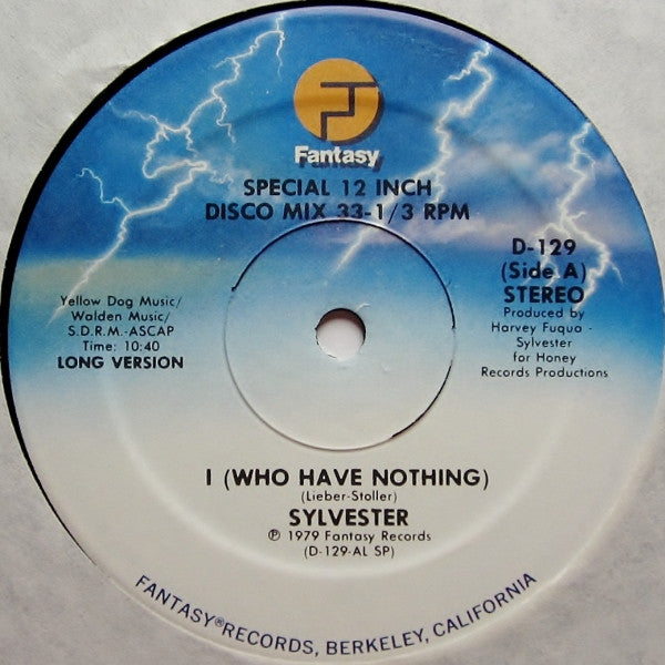 Sylvester - I (Who Have Nothing)