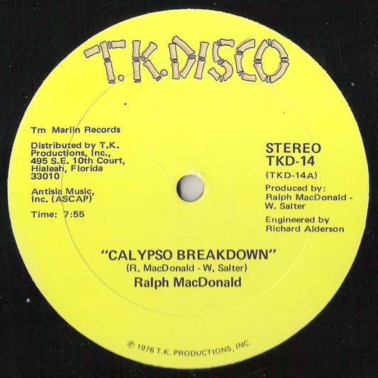 Calypso Breakdown / Where Is The Love