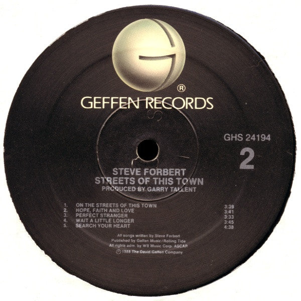 Steve Forbert - Streets Of This Town