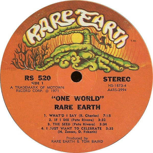 Rare Earth - One World