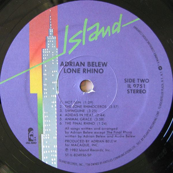 Adrian Belew - Lone Rhino
