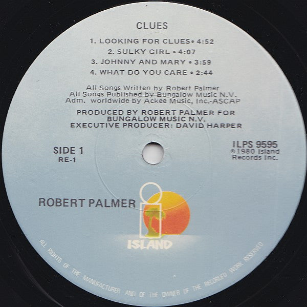 Robert Palmer - Clues