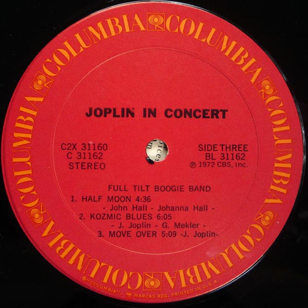 Janis Joplin - Joplin In Concert