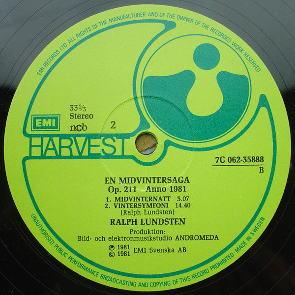 Ralph Lundsten - En Midvintersaga - Nordisk Natursymfoni No3