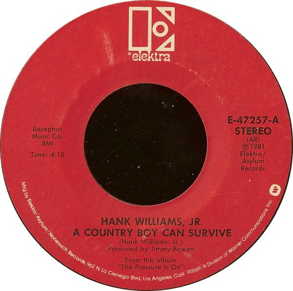 Hank Williams Jr. - A Country Boy Can Survive / Weatherman