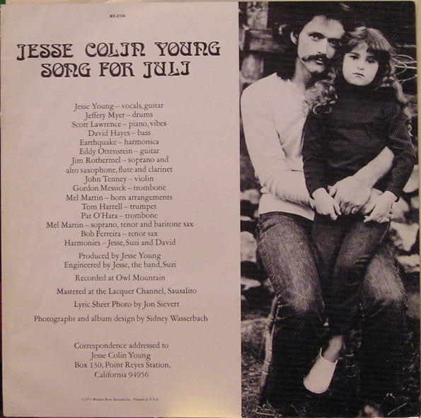 Jesse Colin Young - Song For Juli