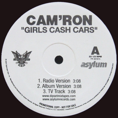Cam'Ron - Girls Cash Cars / Something New