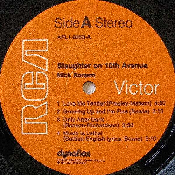 Mick Ronson - Slaughter On 10th Avenue