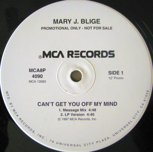 Mary J. Blige - Can't Get You Off My Mind
