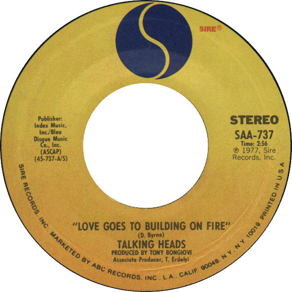 Love Goes To Building On Fire