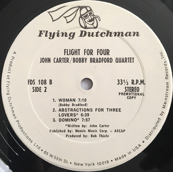 John Carter & Bobby Bradford Quartet - Flight For Four [WHITE LABEL PROMO, 1969]