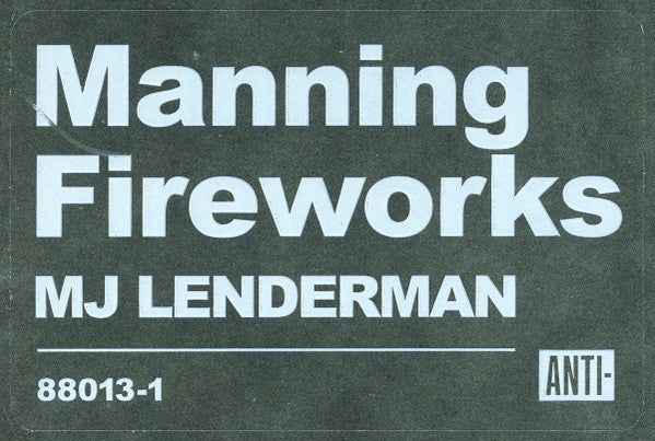MJ Lenderman - Manning Fireworks