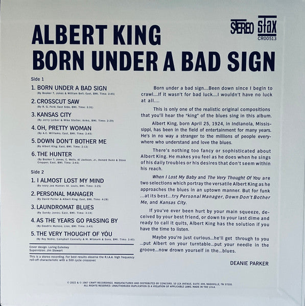 Albert King - Born Under A Bad Sign