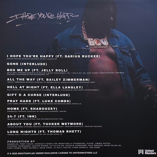 BigXthaPlug - I Hope You’re Happy [AUTOGRAPHED]