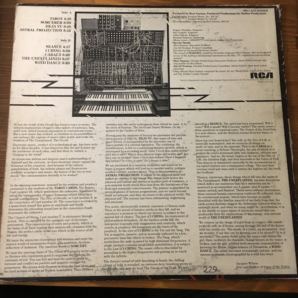 Ataraxia (2) - The Unexplained (Electronic Musical Impressions Of The Occult)