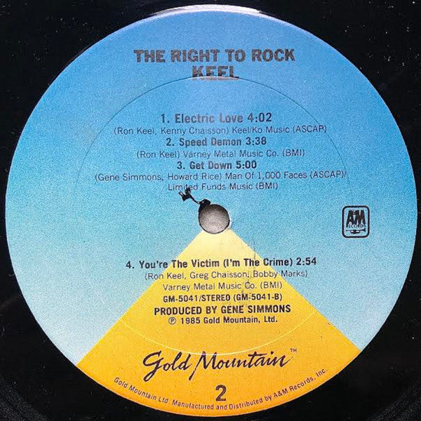 Keel - The Right To Rock