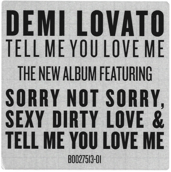 Demi Lovato - Tell Me You Love Me