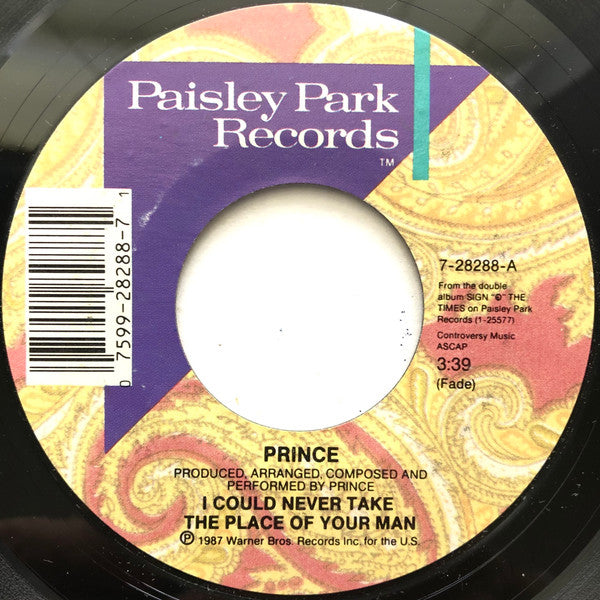 Prince - I Could Never Take The Place Of Your Man