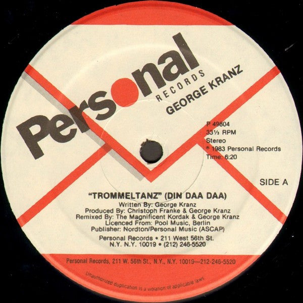 George Kranz - Trommeltanz (Din Daa Daa) (Remix)