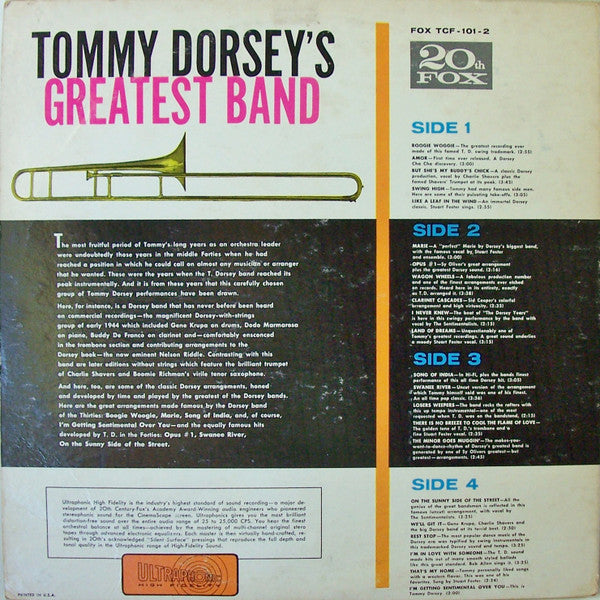 Tommy Dorsey's Greatest Band