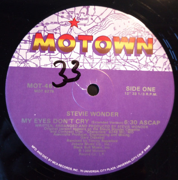 Stevie Wonder - My Eyes Don't Cry