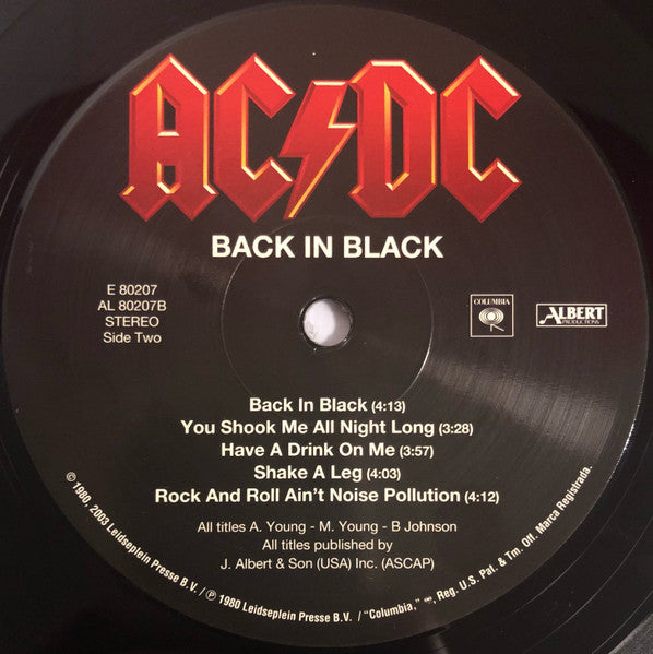 AC/DC - Back In Black [180g]