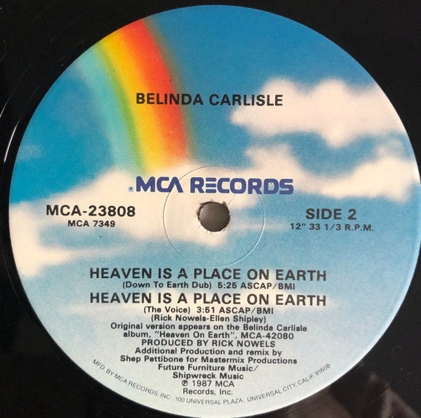 Belinda Carlisle - Heaven Is A Place On Earth