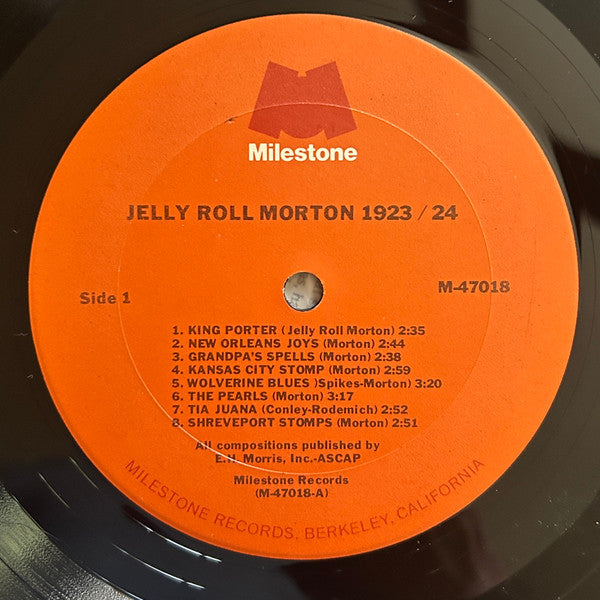 Jelly Roll Morton 1923/24