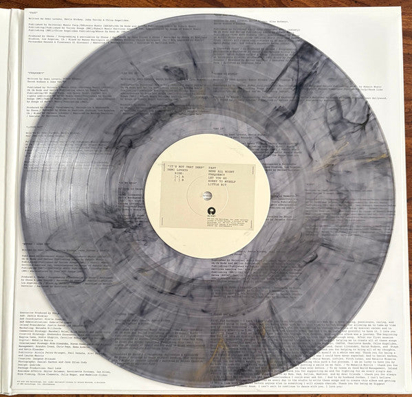 Demi Lovato - It’s Not That Deep [BLACK & GOLD SMOKE VINYL]
