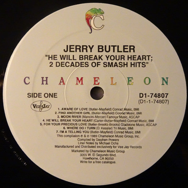 Jerry Butler - He Will Break Your Heart