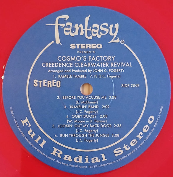 Creedence Clearwater Revival - Cosmo's Factory (RED VINYL, 2025)