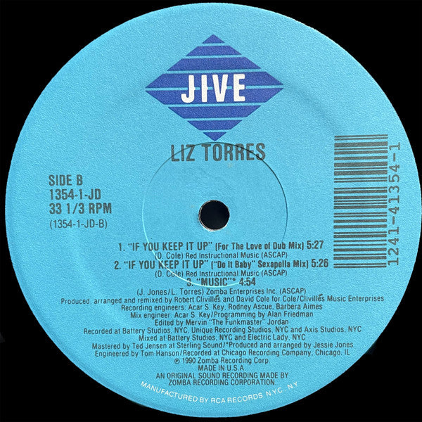 Liz Torres - If U Keep It Up