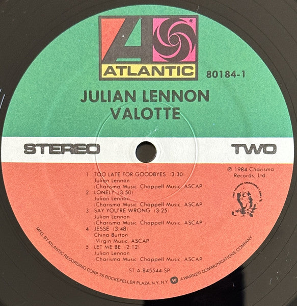 Julian Lennon - Valotte