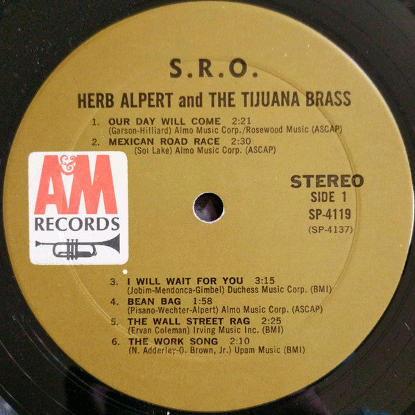 Herb Alpert & The Tijuana Brass - S.R.O.