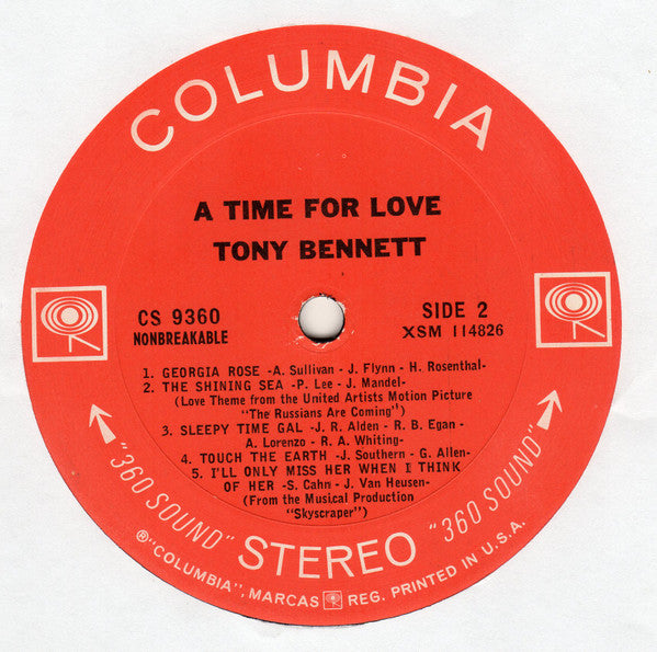 Tony Bennett - A Time For Love