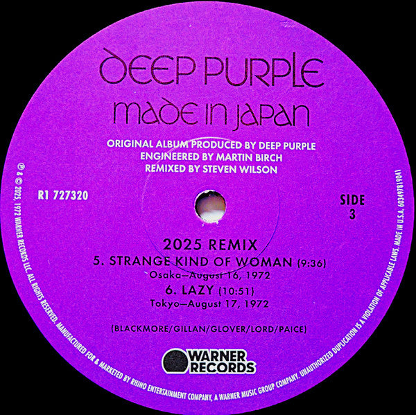 Deep Purple - Made In Japan (2025 STEVEN WILSON REMIX)