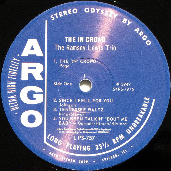 The Ramsey Lewis Trio - The In Crowd