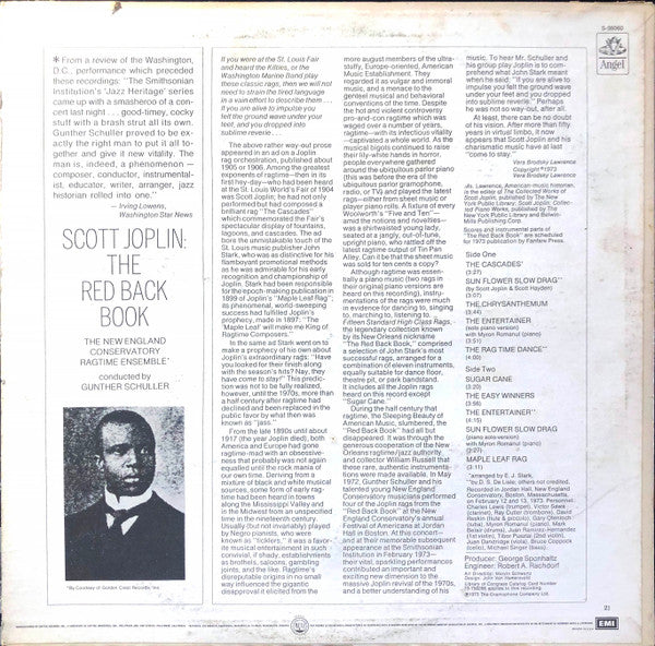 Scott Joplin - The Red Back Book