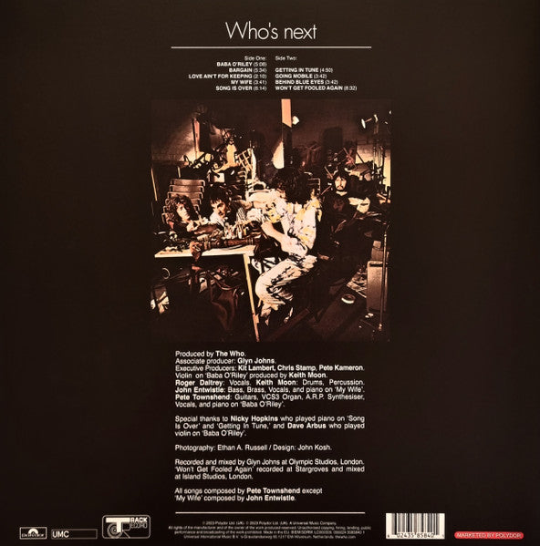 The Who - Who's Next (180g, Remastered)