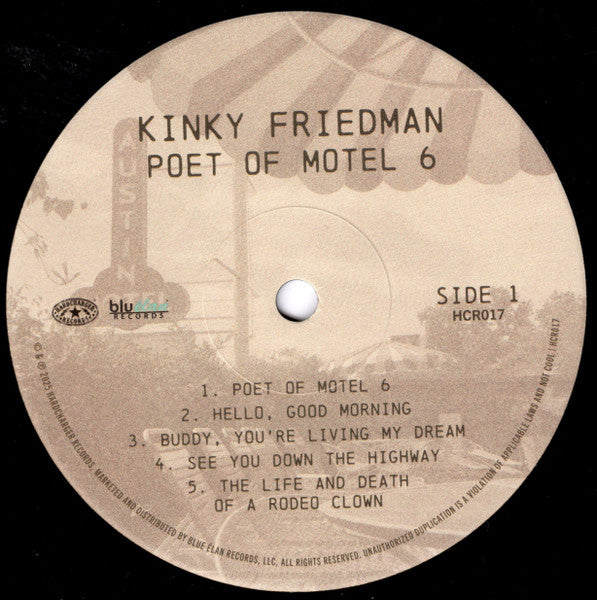 Kinky Friedman - Poet Of Motel 6