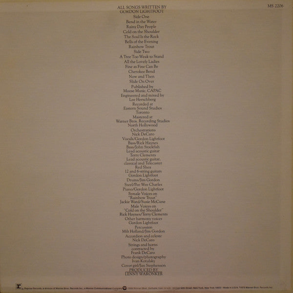 Gordon Lightfoot - Cold On The Shoulder