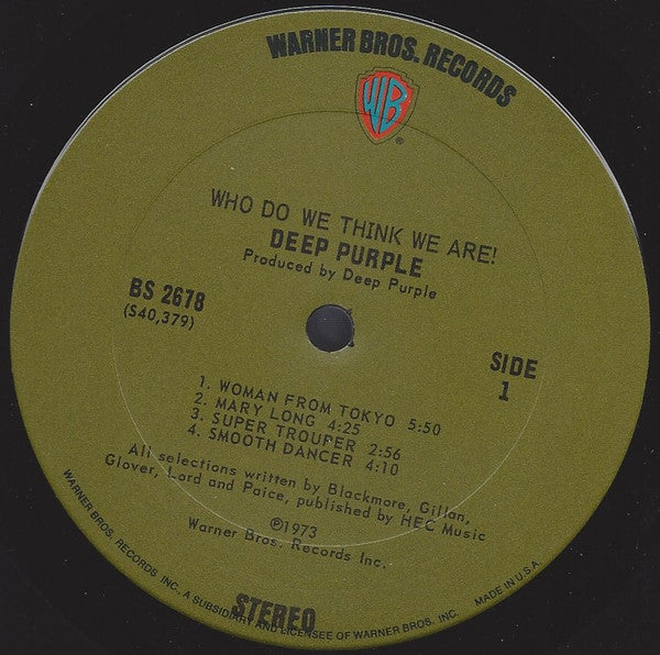 Deep Purple - Who Do We Think We Are